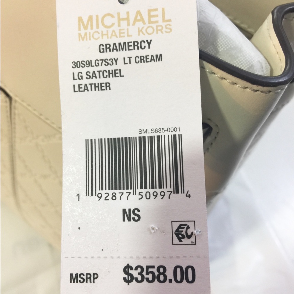 Michael Kors Gramercy Chain Embossed  Satchel. - Picture 5 of 14